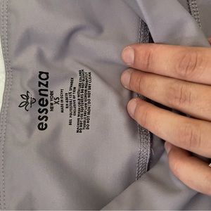 Athletic leggings (purple/gray color)